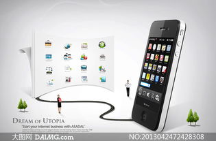 智能機(jī)側(cè)視圖與人物等psd分層素材